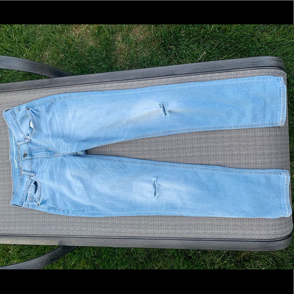 Mid Wash Boyfriend Jeans Old Navy